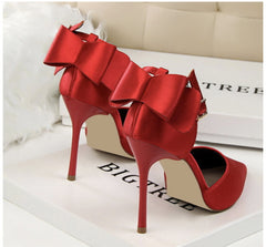 ribbon high heels