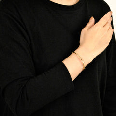 slim metal bracelet