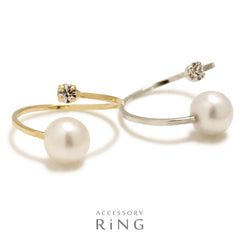 Gem & Pearl Ring