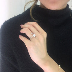Gem & Pearl Ring