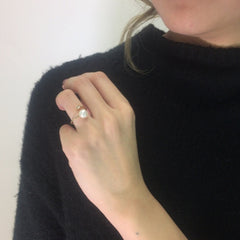 Gem & Pearl Ring